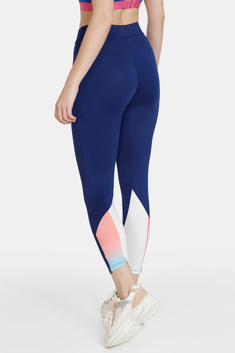 Zelocity Quick Dry Gym Leggings - Blue Depth — image 3